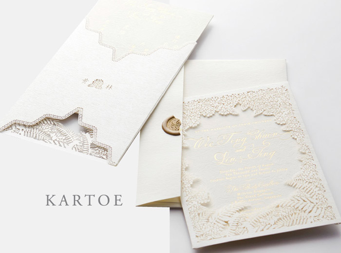 Kartoe Singapore - Luxury Wedding Invitations & Fine Stationery