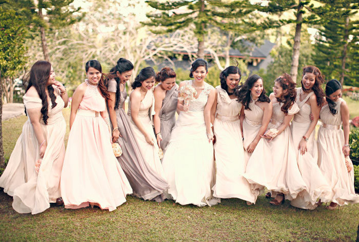 Bridesmaids' Dresses Roundup. Photo by Wedoitforlove. www.theweddingnotebook.com