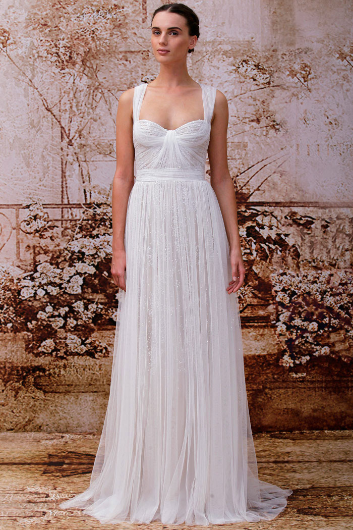 Monique Lhuillier Fall 2014 Bridal Collection. www.theweddingnotebook.comm