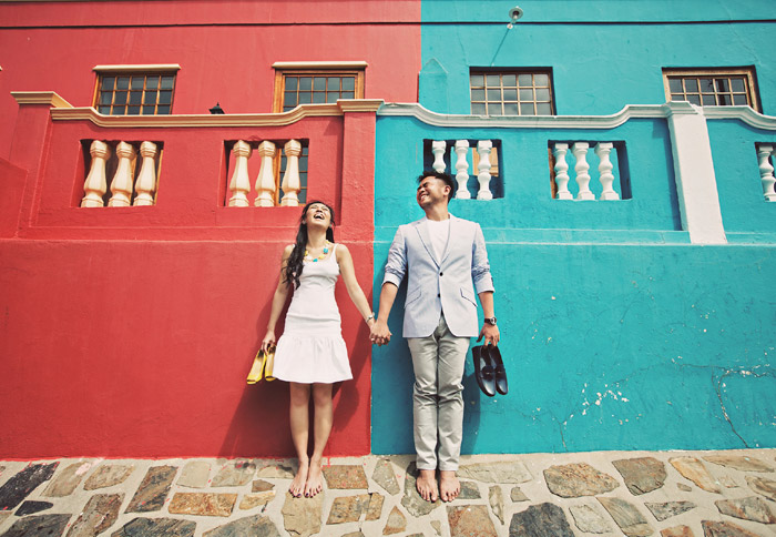 Bo-Kapp, Cape Town. 16 Colourful Places In The World For Your Bridal Portraits. www.theweddingnotebook.com