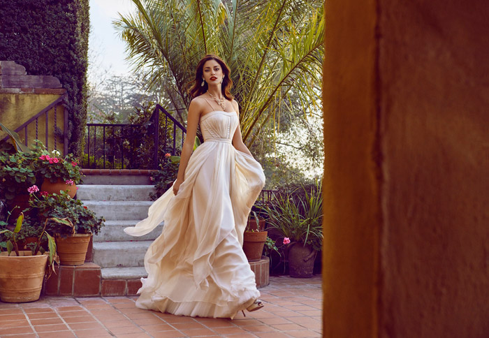 Cascada Gown and Cascada Petticoat - BHLDN Spring 2015 Bridal Collection. www.theweddingnotebook.com