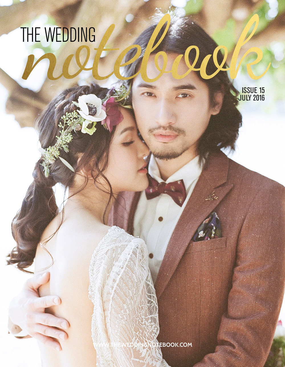 The Wedding Notebook magazine July 2016. www.theweddingnotebook.com