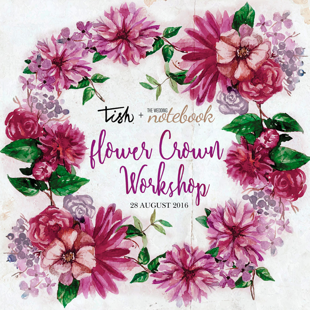 Tish Events flower crown workshop