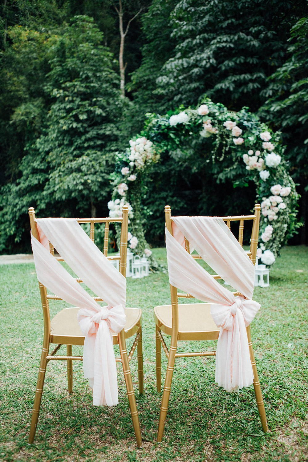 Wedding chairs. Photo by Fixer Photography. www.theweddingnotebook.com